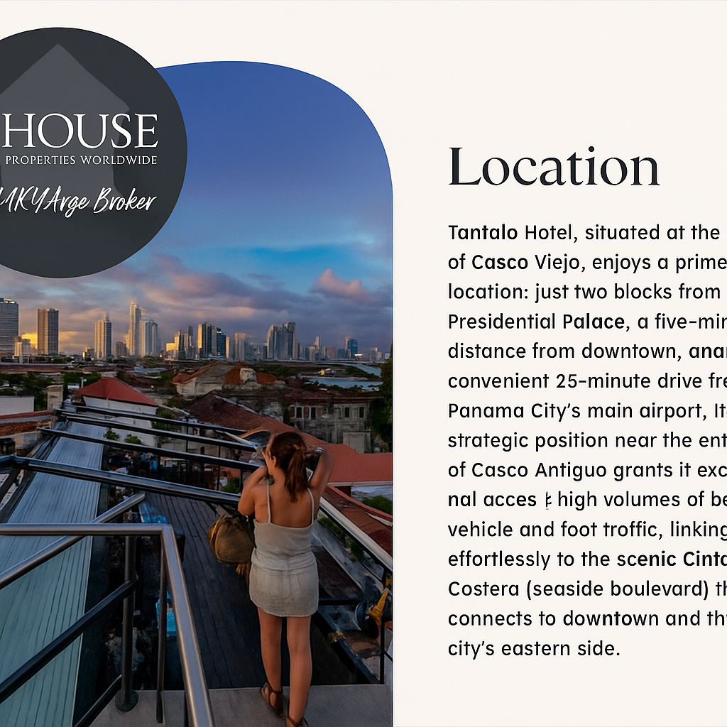 Tántalo Hotel Boutique en venta – Inversión con contrato a 20 años en Casco Viejo