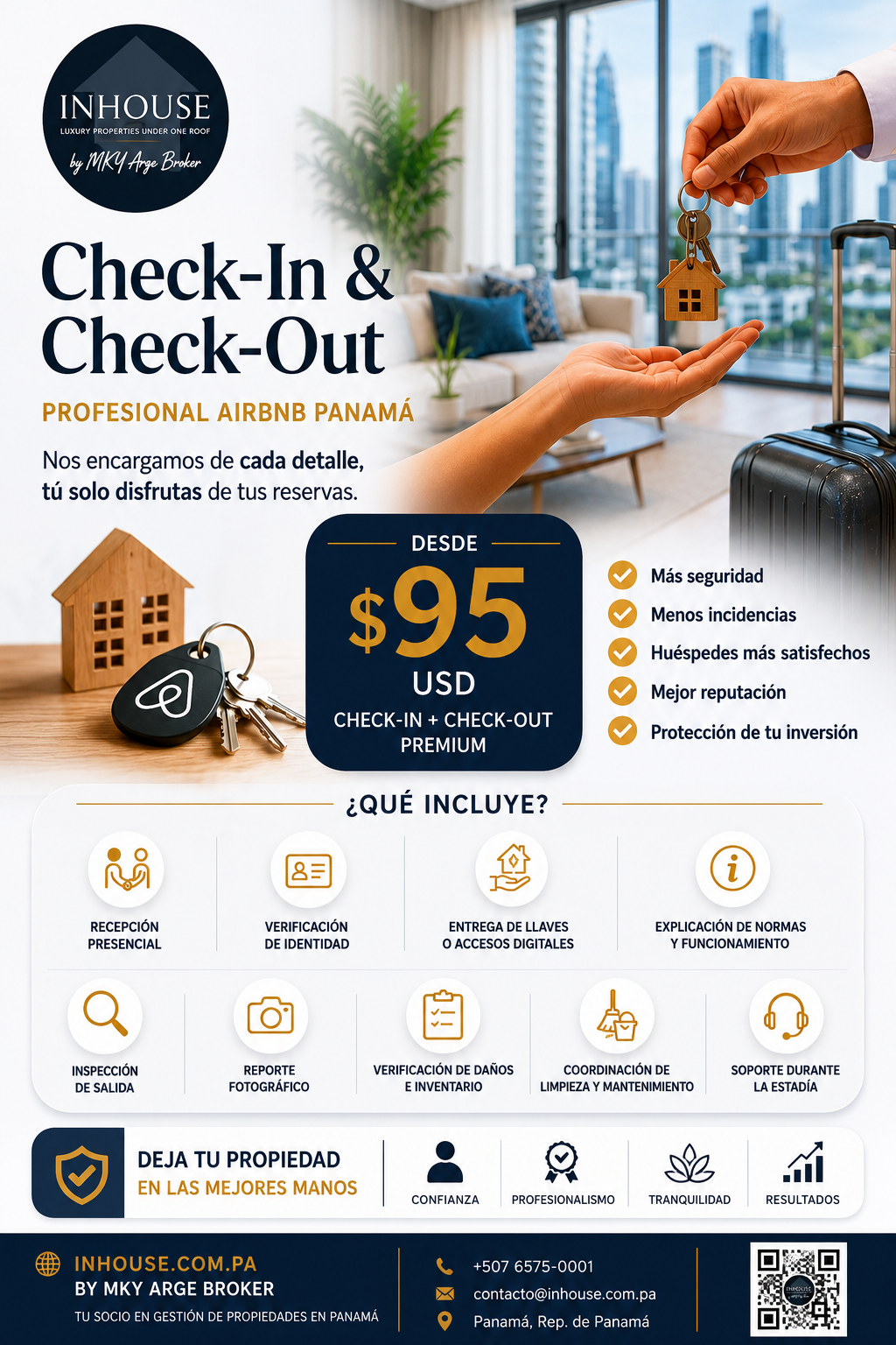 Check-In & Check-Out Airbnb en Panamá | Recepción Profesional de Huéspedes